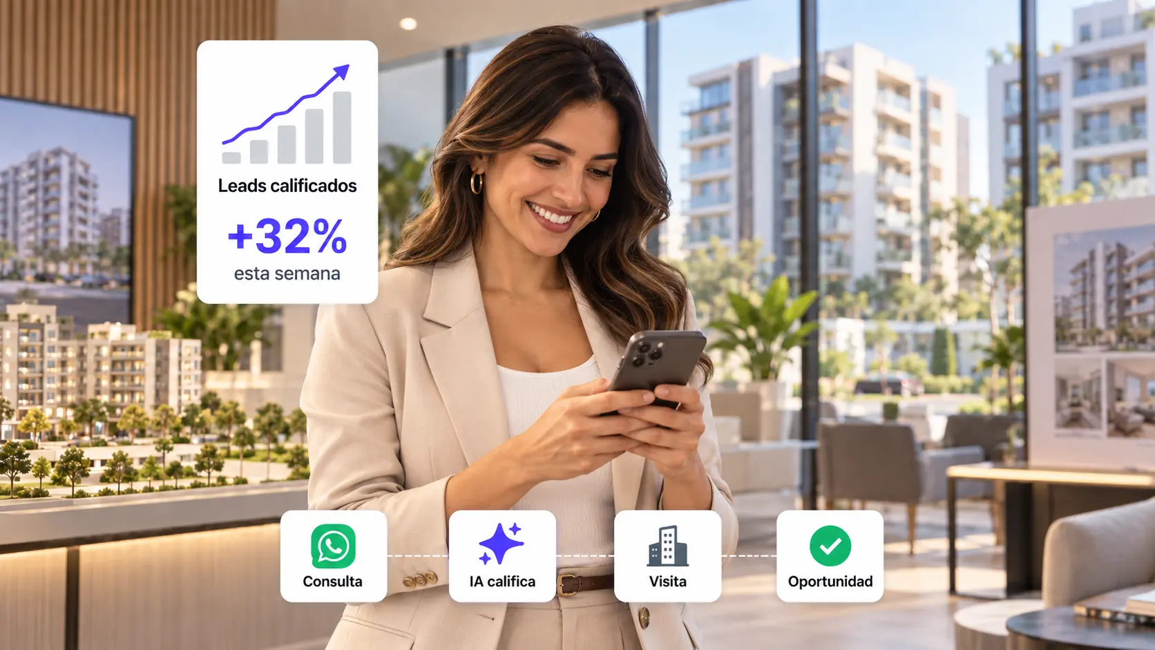 Proceso de acompañamiento de prospectos inmobiliarios